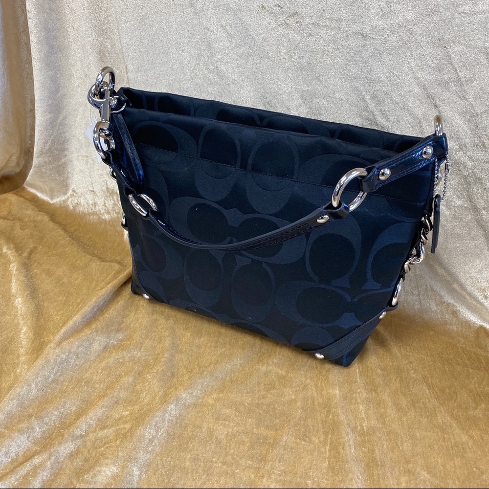 COACH CARLY SIGNATURE SATCHEL